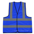 Blue ANSI Klasse 2 Economy Safety Vest Hi Sichtbarkeit reflektierender Sicherheitsweste Weste Coat